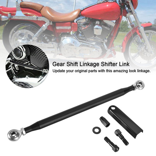 Gear Shift Linkage Shifter Link Fit For Touring Electra Softail Road Glide Black