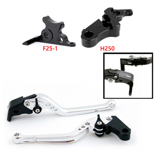 Long Clutch Brake Lever fit for Honda CBR500R/CB500F/X 19-21 CBR300R 19-21 Silver Long Clutch Brake Lever fit for Honda CBR500R/CB500F/X 19-21 CBR300R 19-21 Silver