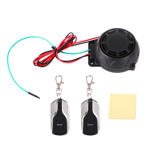 12V Anti Theft Security Rc Alarm System Vibration Detector For Motorcycle