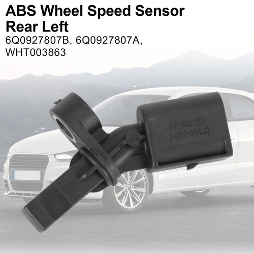 ABS Wheel Speed Sensor Rear Left for Audi VW Polo Seat Ibiza Skoda 6Q0927807B