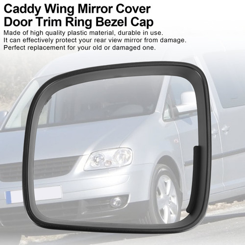 Caddy Wing Mirror Cover Door Trim Ring Bezel Cap for VW Transporter T5-Left