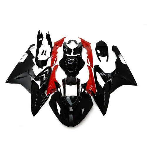 BMW S1000RR 2015-2016 Injection Fairing Kit Bodywork Plastic Black Red ABS