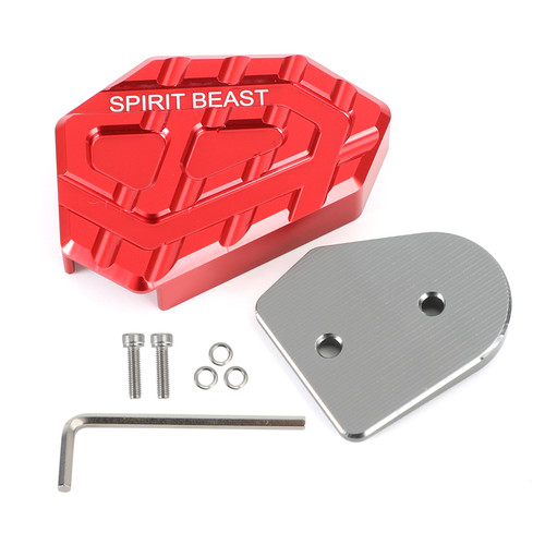 Extension Brake Foot Pedal Enlarger Pad Aluminium Red For Bmw G310Gs G310R 21