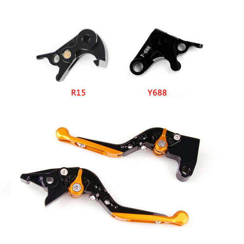 Adjustable Clutch Brake Lever for Yamaha YZF R1/R1M/R1S 15-2021 YZF R6 17-2020 Gold