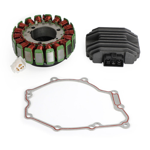 Magneto Stator+Voltage Rectifier+Gasket For Yamaha FZ6 Fazer / S2 2004-2009