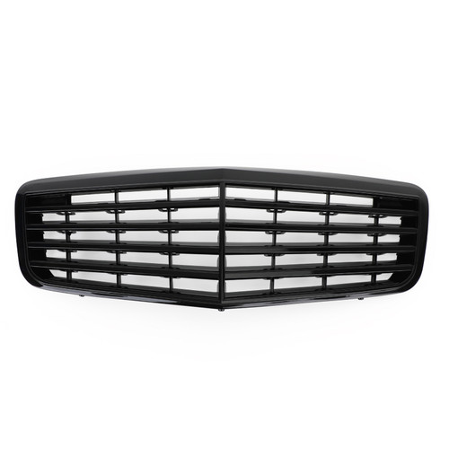Front Bumper Grille Grill Fit Mercedes Benz W211 E350 500 07-09 AMG Gloss Black Front Bumper Grille Grill Fit Mercedes Benz W211 E350 500 07-09 AMG Gloss Black