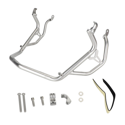 Upper Engine Guard Frame Crash Bar Steel Silver Fit For Honda X-Adv X Adv 750 21 Upper Engine Guard Frame Crash Bar Steel Silver Fit For Honda X-Adv X Adv 750 21