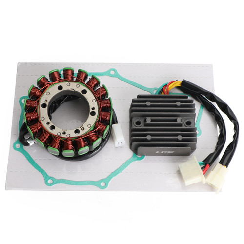 Magneto Stator+Voltage Rectifier+Gasket For Honda XRV650 Africa Twin 1988 1989