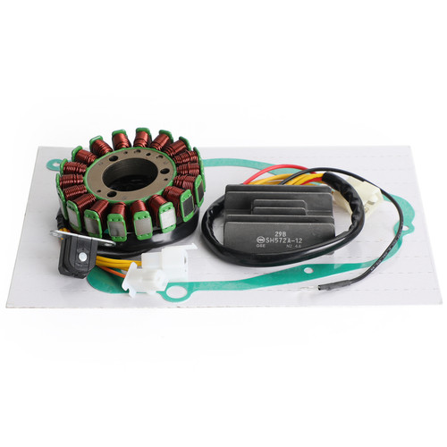 Magneto Stator+Voltage Rectifier+Gasket For Suzuki GN250 GN250E 1982-1994 Magneto Stator+Voltage Rectifier+Gasket For Suzuki GN250 GN250E 1982-1994