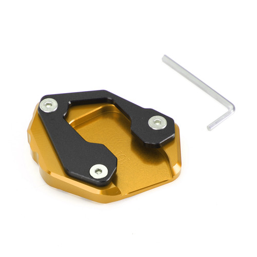 Kickstand Enlarge Plate Pad fit for Yamaha MT-09 MT 09 2021 Gold