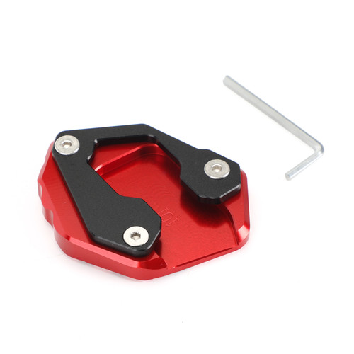 Kickstand Enlarge Plate Pad fit for Yamaha MT-09 MT 09 2021 Red