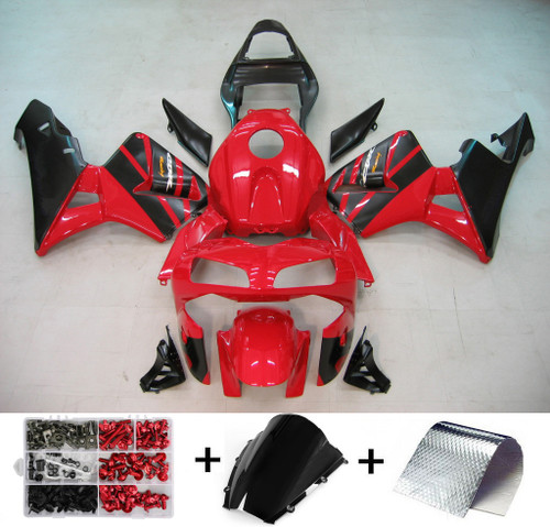 Fairing Kit Bodywork ABS fit for Honda CBR600RR 2003 2004 Red #7