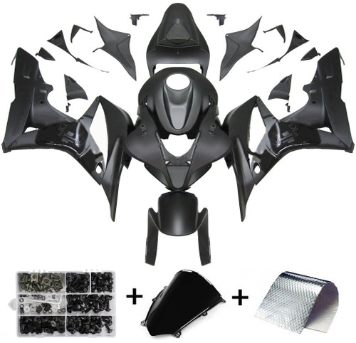 Fairing Kit Bodywork ABS fit for Honda CBR600RR 2007 2008 Matt Black #8