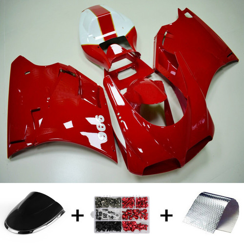 Fairing Kit Bodywork Injection ABS fit For Ducati 996 748 1996-2002 Red #003X1