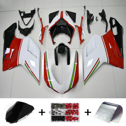 Fairing Kit Bodywork ABS Injection fit For Ducati 1098 1198 848 2007-2011 1# #25
