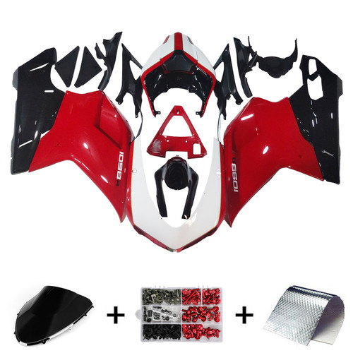 2007-2011 Ducati 1098 1198 848 ABS Fairing Kit Bodywork #103 Amotopart Fairing