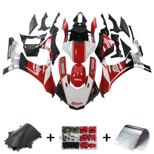 2015-2019 Yamaha YZF 1000 R1 Injection Fairing Kit Bodywork Plastic ABS #103 Amotopart Fairing