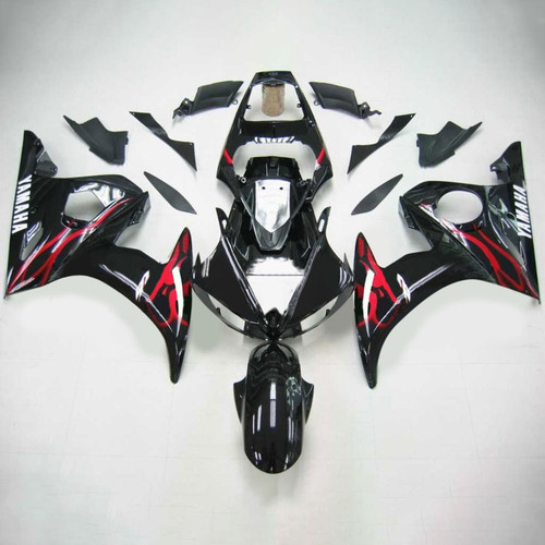 Injection Fairing Kit Bodywork Plastic ABS fit For Yamaha YZF 600 R6 2005 #108
