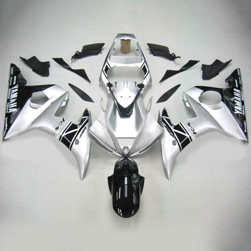 Injection Fairing Kit Bodywork Plastic ABS fit For Yamaha YZF 600 R6 2005 #109