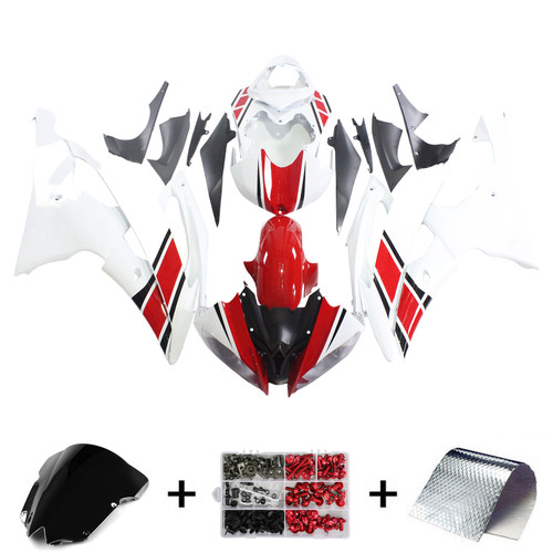 2008-2016 Yamaha YZF 600 R6 Injection Fairing Kit Bodywork Plastic ABS #148 Amotopart Fairing