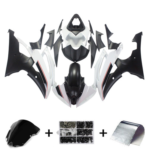 2008-2016 Yamaha YZF 600 R6 Injection Fairing Kit Bodywork Plastic ABS #149 Amotopart Fairing