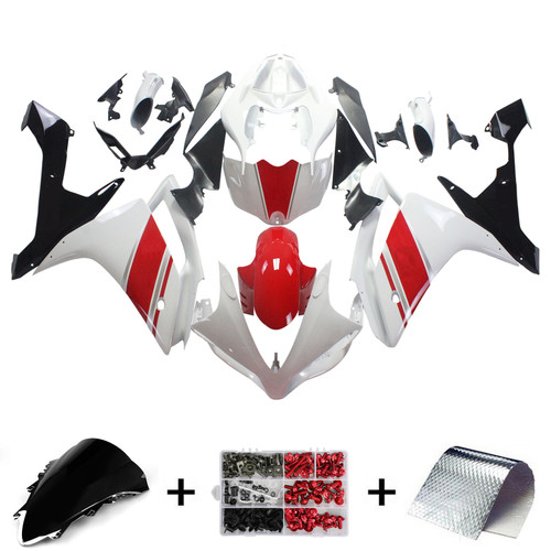 2007-2008 Yamaha YZF 1000 R1 Injection Fairing Kit Bodywork Plastic ABS #104 Amotopart Fairing