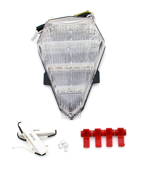 TailLight with integrated Turn Signals for Yamaha YZF R6  (2006-2016)  Clear Generic