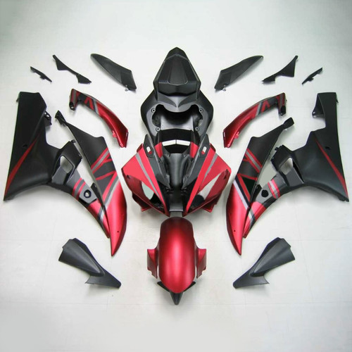 Injection Fairing Kit Bodywork Plastic ABS fit For Yamaha YZF 600 R6 2006-2007 #133