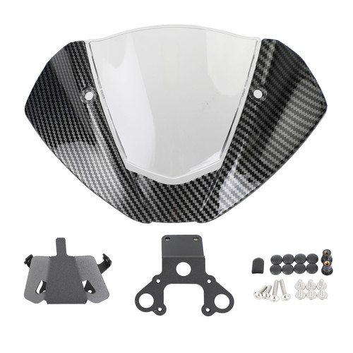 Windshield WindScreen fit for DUCATI Monster 937 / 950 2021-2022 Carbon Windshield WindScreen fit for DUCATI Monster 937 / 950 2021-2022 Carbon