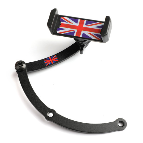 Union Jack Car Cell Phone Mount Folding Holder For Mini Cooper R55/56/57/60/61 B Union Jack Car Cell Phone Mount Folding Holder For Mini Cooper R55/56/57/60/61 B