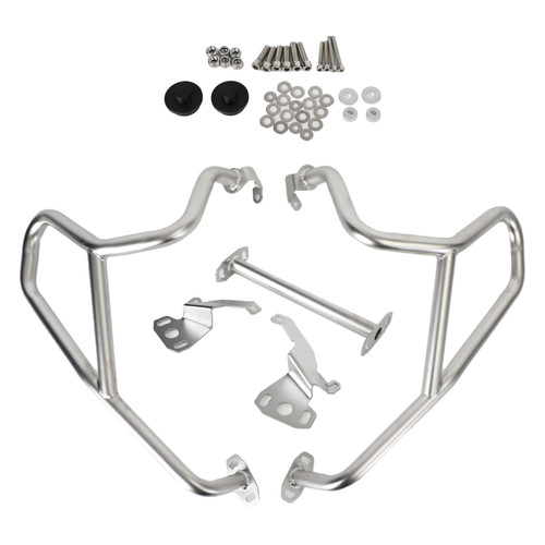 Upper Crash Bars Engine Guards Protector Silver Fit For Bmw R1250Gs 18-21 19 20 Upper Crash Bars Engine Guards Protector Silver Fit For Bmw R1250Gs 18-21 19 20