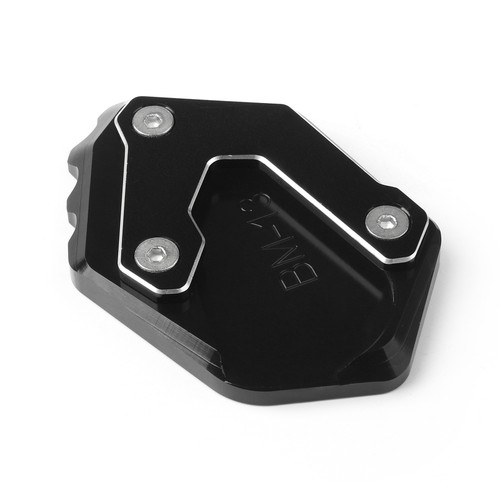 Kickstand Sidestand Plate Extension For BMW R1200GS LC 13-18 F850GS 18-19 Black Kickstand Sidestand Plate Extension For BMW R1200GS LC 13-18 F850GS 18-19 Black