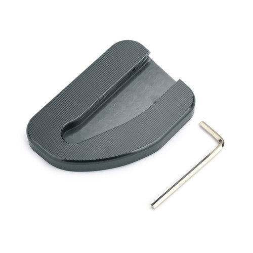 Kickstand Sidestand Extension Plate Pad For Honda GoldWing GL1800 10-17 Titanium Kickstand Sidestand Extension Plate Pad For Honda GoldWing GL1800 10-17 Titanium