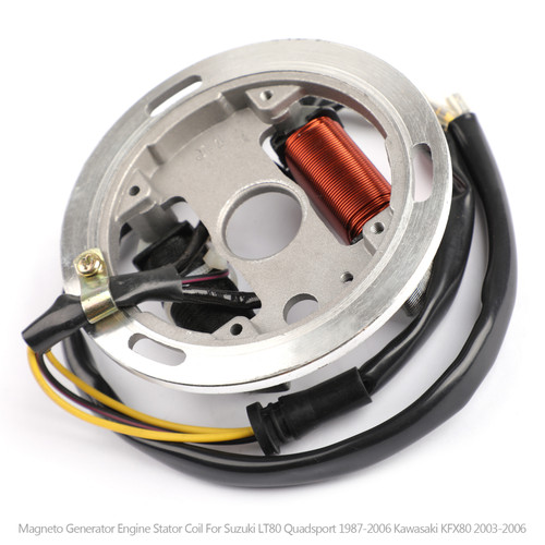 Stator Generator Fit for Suzuki LT 80 LT80 Quadsport 80 1987-2006 32101-40B00 Stator Generator Fit for Suzuki LT 80 LT80 Quadsport 80 1987-2006 32101-40B00