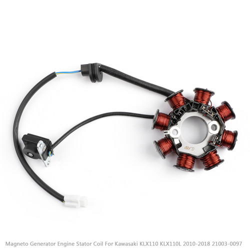 Magneto Generator Stator Coil For Kawasaki KLX110 KLX110L 2010-2018 21003-0097