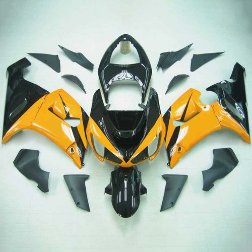 Injection Fairing Kit Bodywork Plastic ABS fit For Kawasaki ZX6R 636 2005-2006 #125