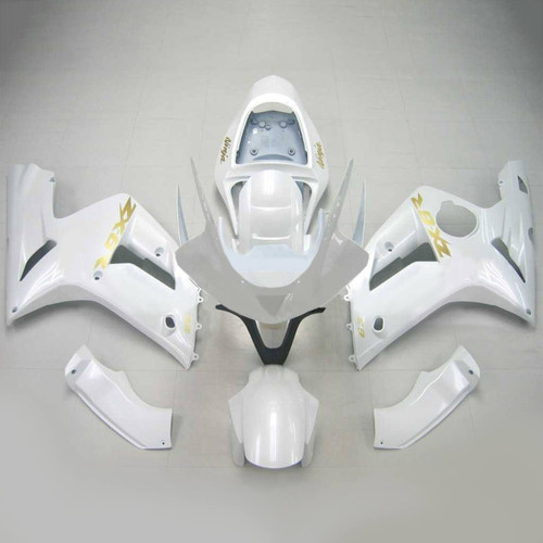 Injection Fairing Kit Bodywork Plastic ABS fit For Kawasaki ZX6R 636 2003-2004 #107