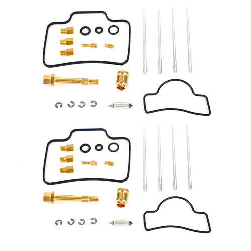 2X Carburetor Carb Rebuild Repair Kit fit for Yamaha YFZ450 2004-2009 2X Carburetor Carb Rebuild Repair Kit fit for Yamaha YFZ450 2004-2009