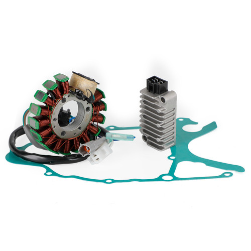 Magneto Stator + Voltage Rectifier + Gasket For Yamaha TW125 TW200 TW225 99-22 Magneto Stator + Voltage Rectifier + Gasket For Yamaha TW125 TW200 TW225 99-22