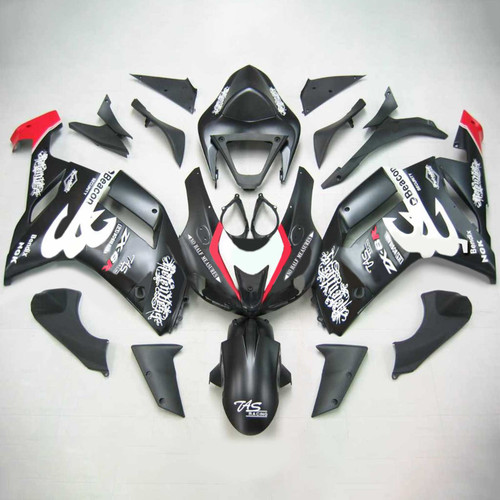 Injection Fairing Kit Bodywork Plastic ABS fit For Kawasaki ZX6R 636 2007-2008 101