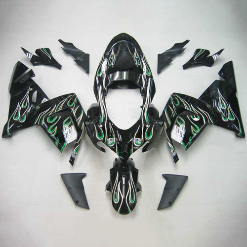 Injection Fairing Kit Bodywork Plastic ABS fit For Kawasaki ZX10R 2004-2005 108