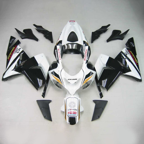 Injection Fairing Kit Bodywork Plastic ABS fit For Kawasaki ZX10R 2004-2005 112