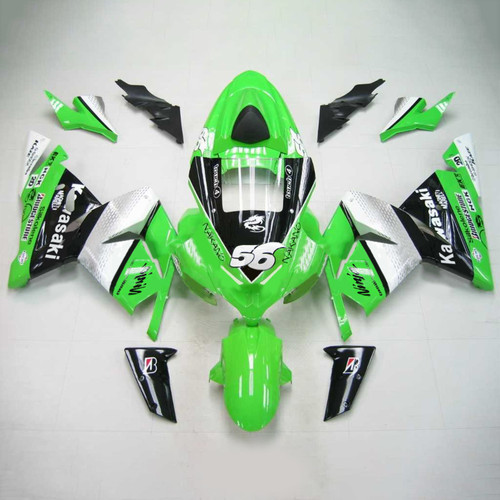 Injection Fairing Kit Bodywork Plastic ABS fit For Kawasaki ZX10R 2004-2005 115