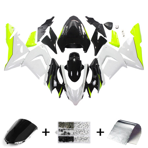2004-2005 Kawasaki ZX10R Amotopart Injection Fairing Kit Bodywork Plastic ABS #126