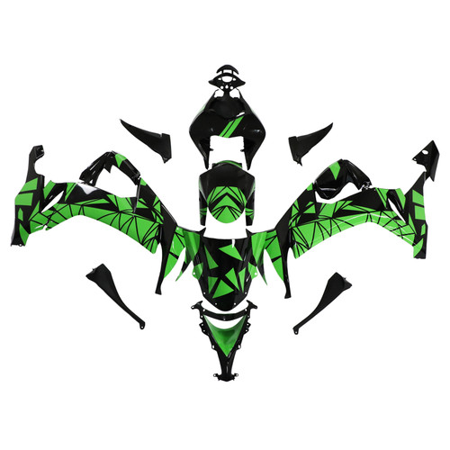 2008-2010 Kawasaki ZX10R Amotopart Injection Fairing Kit Bodywork Plastic ABS #117