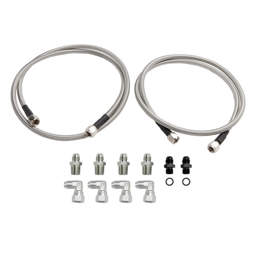 Automatic Transmission Cooler Lines Kit 6-AN Hose Line Kit For GM 4L60E 4L65E Automatic Transmission Cooler Lines Kit 6-AN Hose Line Kit For GM 4L60E 4L65E