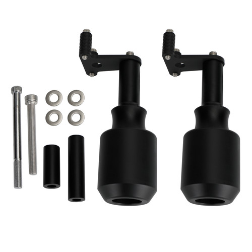 Aluminum Frame Crash Sliders Protection Black Fit For Kawasaki Ninja Z400 18-21 Aluminum Frame Crash Sliders Protection Black Fit For Kawasaki Ninja Z400 18-21