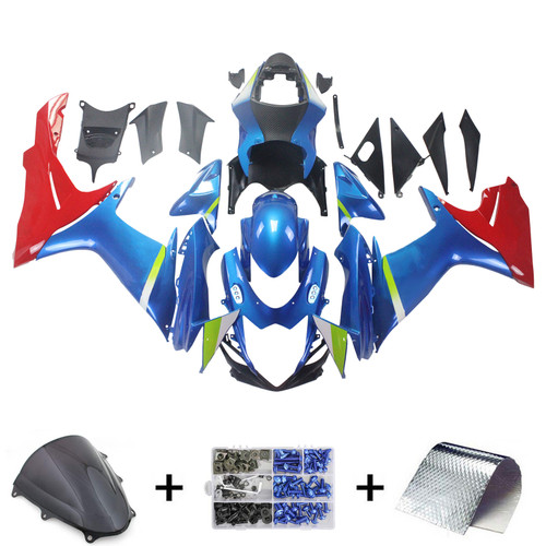 2011-2023 Suzuki GSXR 600/750 K11 Amotopart Injection Fairing Kit Bodywork Plastic ABS #134