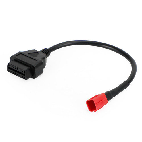 OBD2 Motorcycle Cable For Honda 6 Pin Plug Diagnostic Cable to 16 pin Adapter