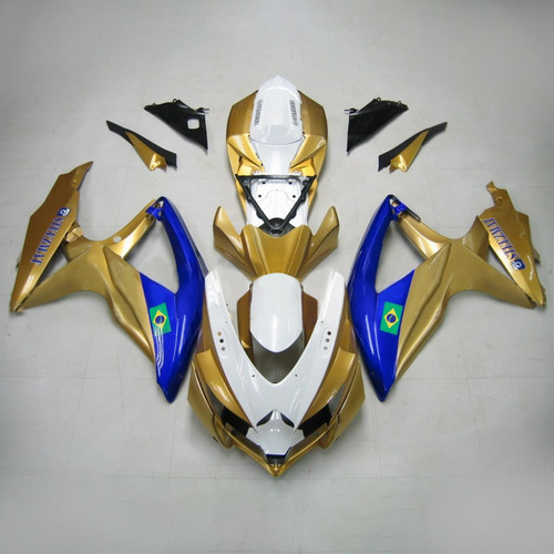 Injection Fairing Kit Bodywork Plastic ABS For Suzuki GSXR 600/750 2008-2010 K8 #114